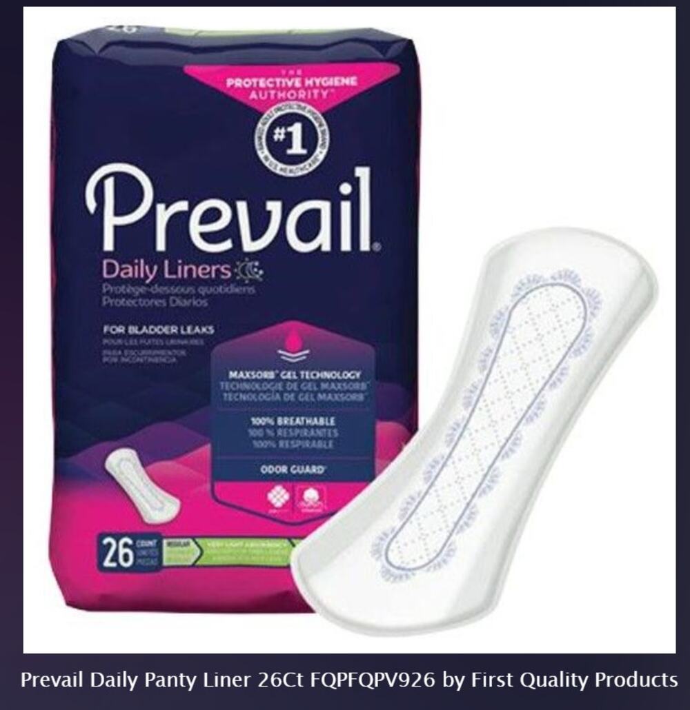 Prevail® Daily Very Light Absorbency Bladder Control Liners 26 ct.